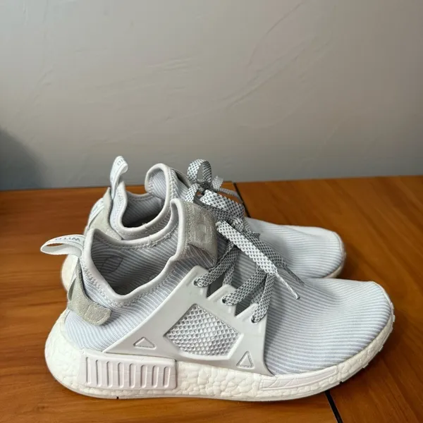 adidas Women's NMD‎ XR1 'Triple White' Sneaker BB3684 W7.5 - Image 3