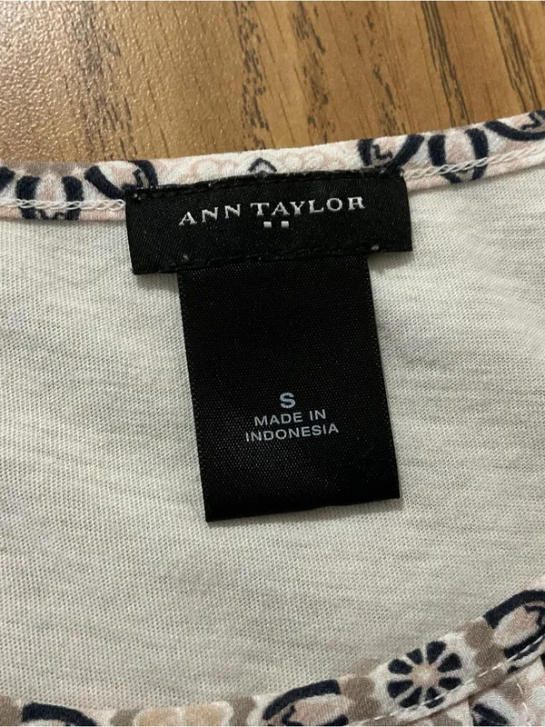 Ann Taylor Factory Floral Sleeveless Tank Top Womens Size Small - Image 5