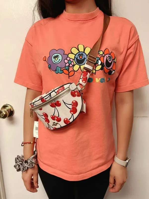 Coach Bethany Belt Bag With Cherry Print CB610 - Image 5