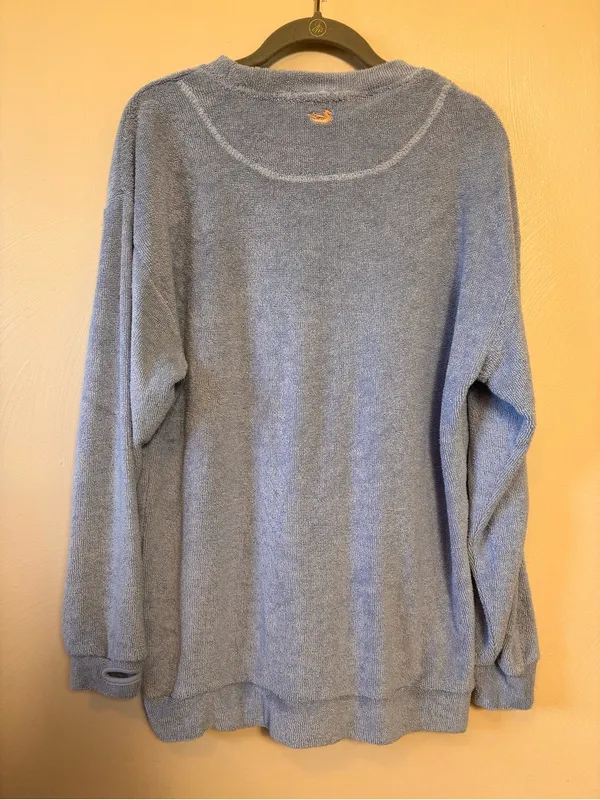 Southern Marsh Women’s Sweatshirt Terry Knit Logo Pullover Crewneck Oversized XS - Image 5