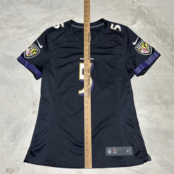 Nike On Field Baltimore Ravens Joe Flacco #5 NFL Football Jersey Women's SZ M - Image 7