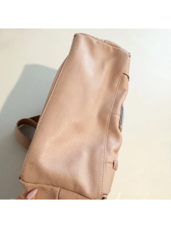 Nicole‎ Miller Woven Slouchy Hobo Bag Pink Boho Chic Coquette Cottagecore Purse - Image 11