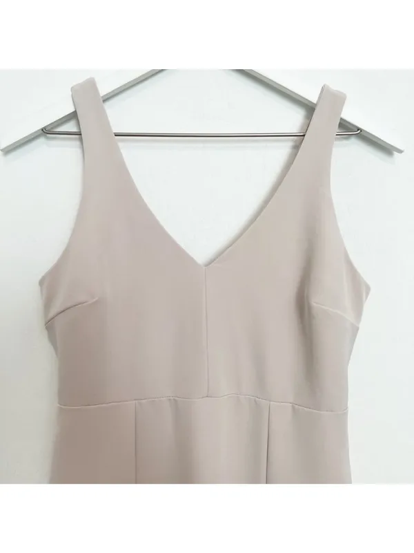 Show Me Your Mumu Morgan Dress‎ S Crepe V Neck Bridesmaid Maxi Gown Formal Small - Image 4