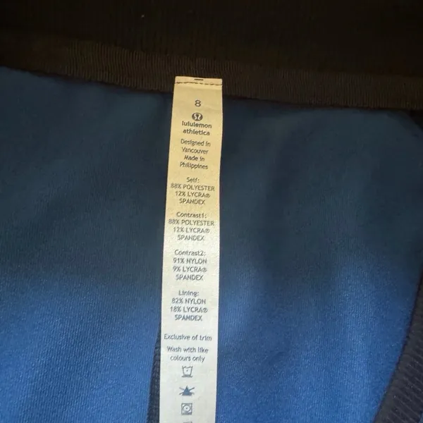 Lululemon Athletica Black and Blue Jacket - Image 4