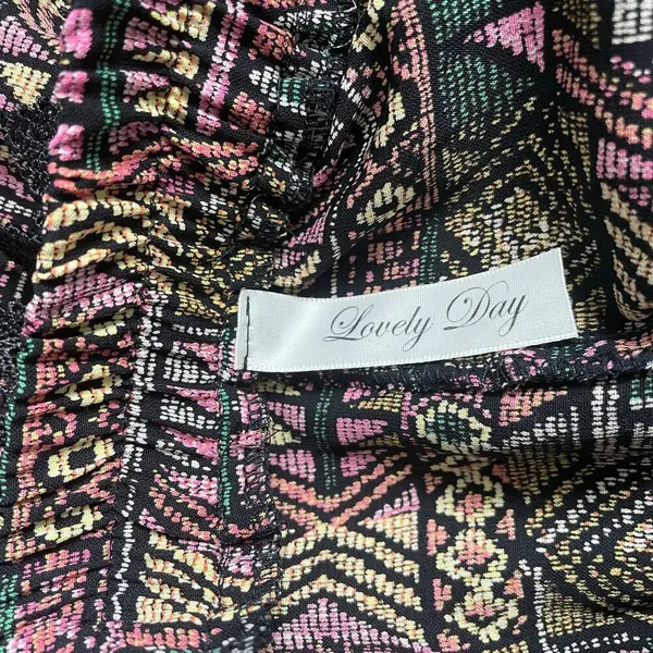 Lovely Day Festival Shorts Boho Hippie size Medium 2016‎ Tumblr ikat sz medium - Image 3