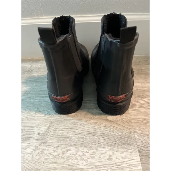 Chooka Everyday Neoprene Ankle Rain Boot Black - Image 8