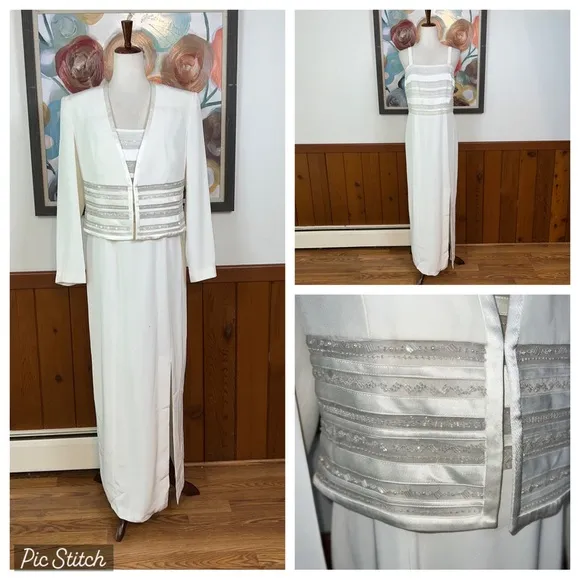 Pretty New Pierre Laurent Mother of the Bride/Simple Wedding Gown! - Image 2