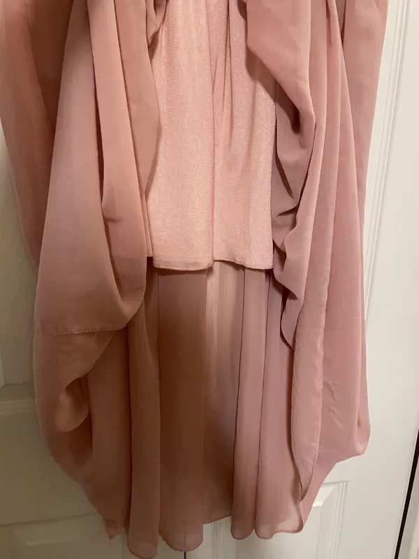 Blush Pink Dusty Rose Elegant Chiffon Maxi Skirt Women’s Size XL-XXXL - Image 4