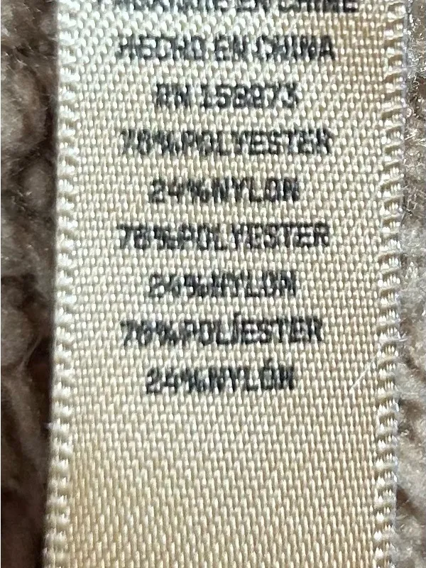 Skims Size M Camel Tan Cozy Fleece Knit Shorts - Image 3