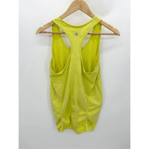 Athleta‎ Fastest Track Yellow Racerback Active Tank Top Womens Size Large 643266 - Image 2