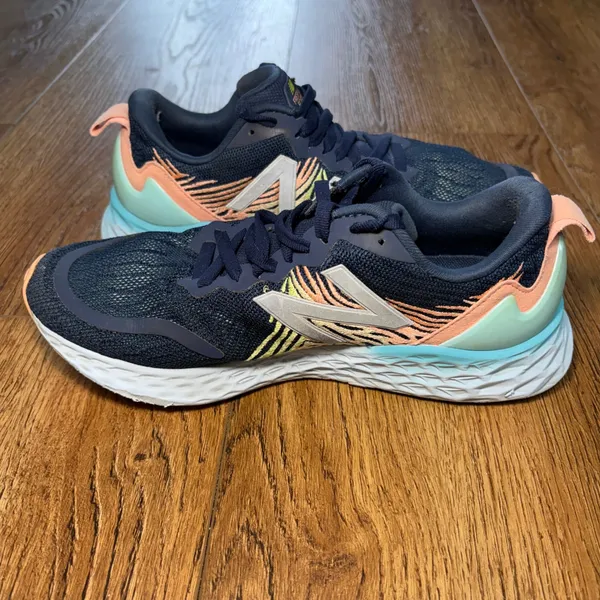 New‎ Balance Fresh Foam Tempo Indigo Peach Mint Running Shoes Women's US 7.5 - Image 8