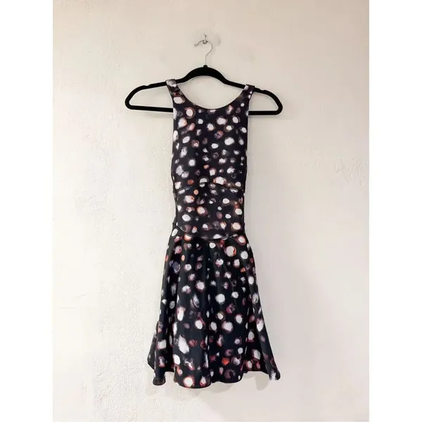 Lululemon Court Crush Tennis Dress Haze Dot Inverse Orange Multi Size 4 - Image 2