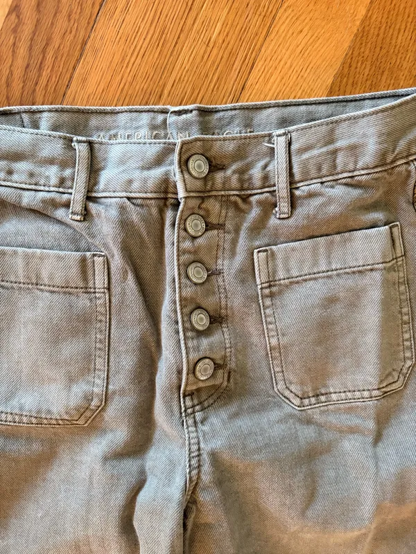 Sage Green American Eagle Jeans - Image 3