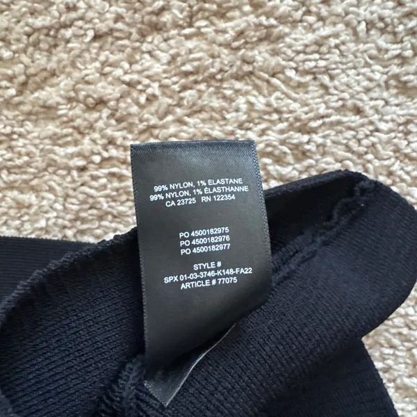 Aritzia Black Babaton criss cross tank top - Image 4