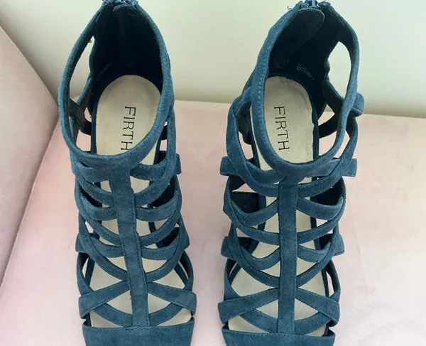 Firth Gladiator Heels Blue Size 7 - Image 2