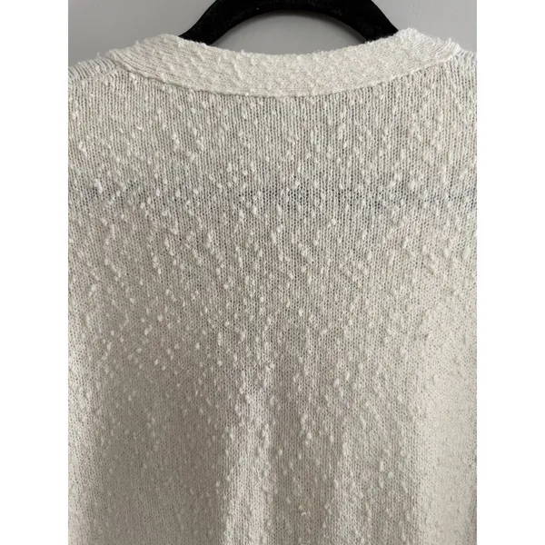 Free People Found My Friend Cardigan Ivory‎ Women's Size Small - Image 4