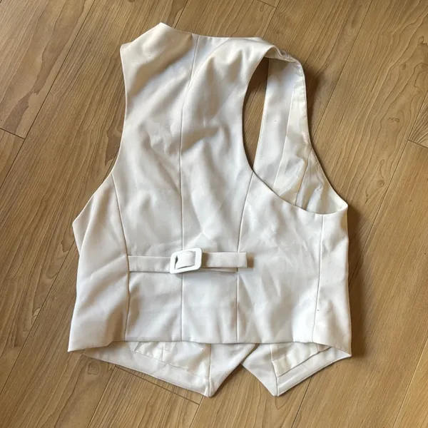 Cream Women's Vest Top Size undefined - Image 4