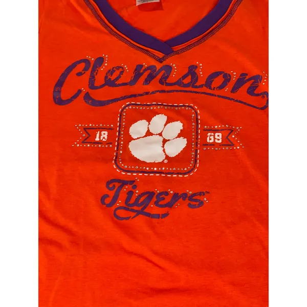 Creative Apparel NCAA Teamwear Clemson Tigers Top Women Size L - Image 3