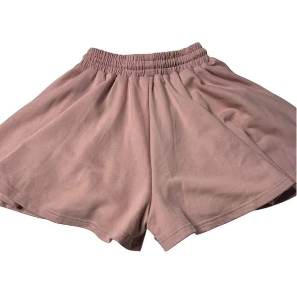 Bubblegum Pink Knit Mini Skort M NWT Preppy Coquette Barbiecore High Waist - Image 5