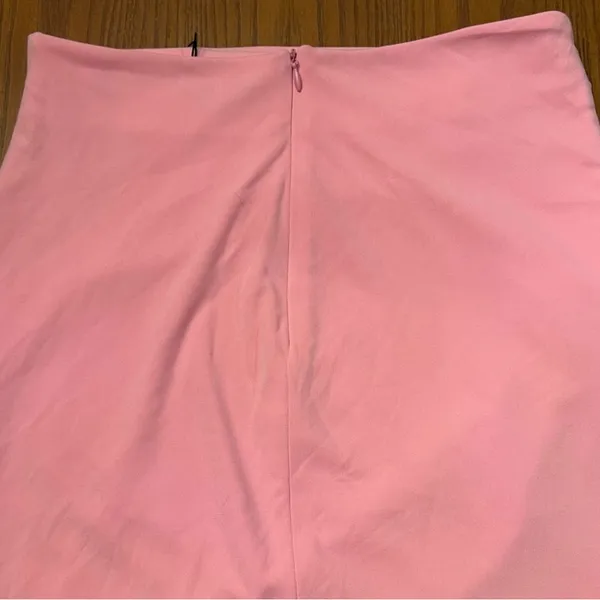 ZARA High-Waisted Draped Mini‎ Skirt in Light Pink Size Small Bloggers Fav NEW - Image 13