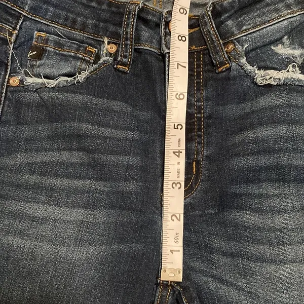 KanCan Jeans Mid Rise Ankle Distressed Skinny Jeans Women’s Size 0 /… - Image 12