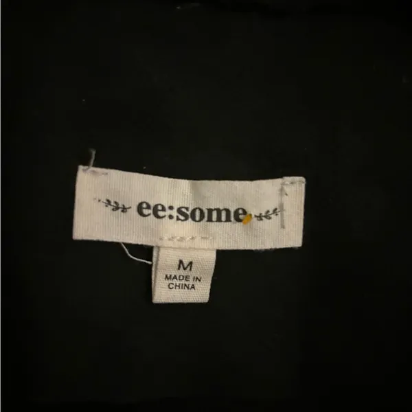Ee:some jacket. Size medium‎ Black - Image 2