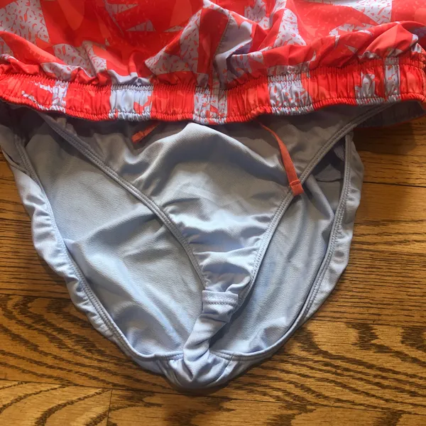 Nike Tempo Running Shorts Orange Blue - Image 7