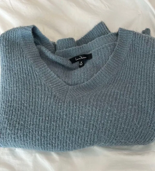 Love Tree Dusty Blue  sweater - Image 2