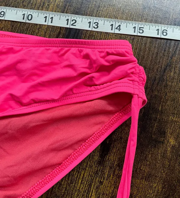 Title Nine pink bikini bottom ties on sides Size M - Image 4