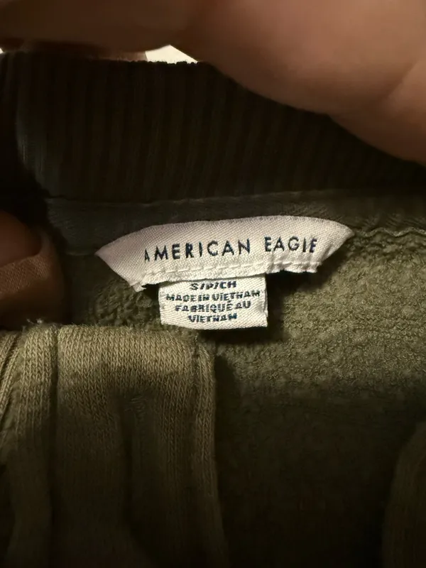 American Eagle quarter button sweater - Image 3
