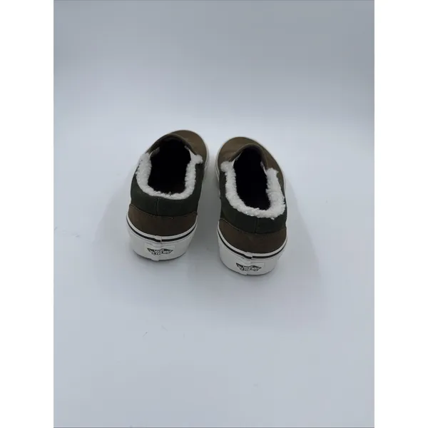 Vans Classic Slip-On Sherpa Kangaroo Women's 8.5 Men's 7 Brown Sneakers - Image 3
