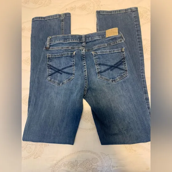 Ladies Aeropostale Size 2 Regular Denim Jeans Bootcut Inseam 31 - Image 3