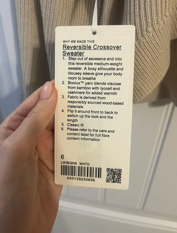 Reversible Crossover Sweater - Image 6