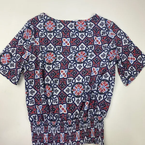 MICHAEL Michael Kors Multicolored Pattern Top Size M - Image 9