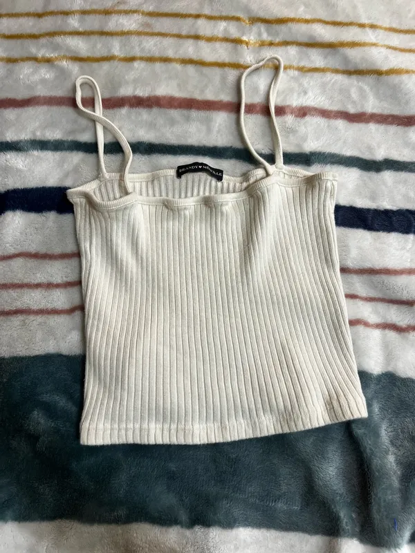 Brandy Melville Tank Top White - Image 4