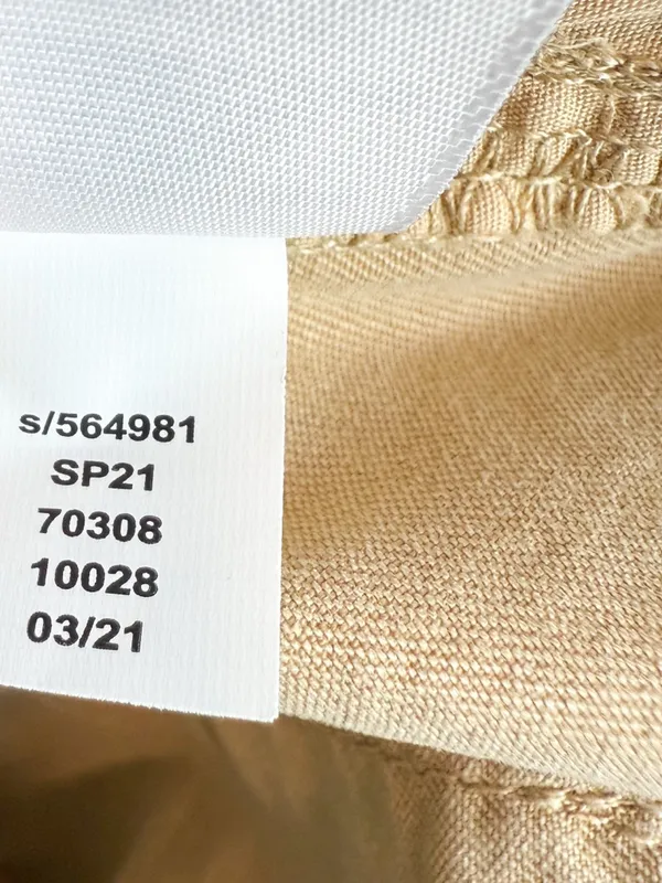 NWT LOFT Wide Leg Loose Fit Pleated Poplin Trouser Pant Tan Size Small - Image 13