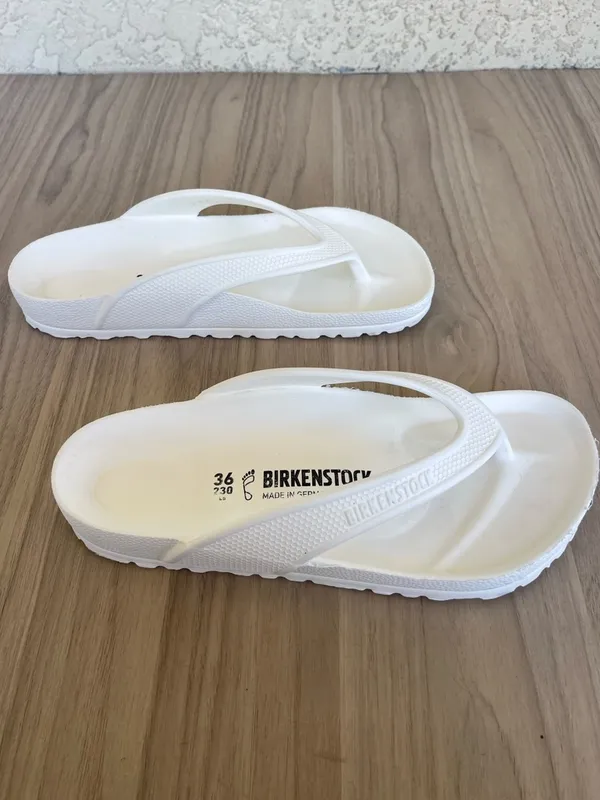Birkenstock White EVA Flip-Flop Sandals - Image 9