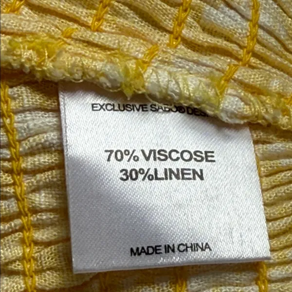 Sabo Skirt Light Yellow Ruffled Blouse - Image 9