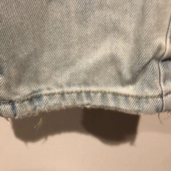 Garage Light Wash Distressed Straight Leg Jeans - Image 5