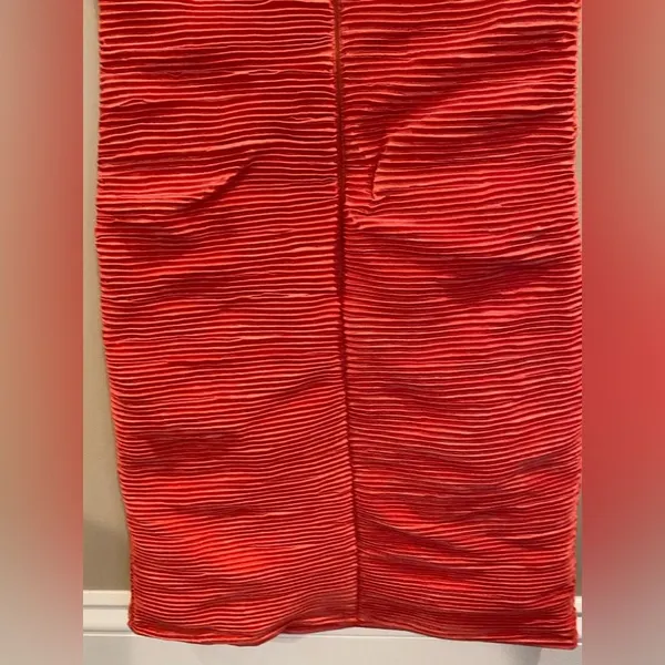 Daisy Coral Strapless Tube Top Mini Short Dress Women's Sz Medium - Image 8