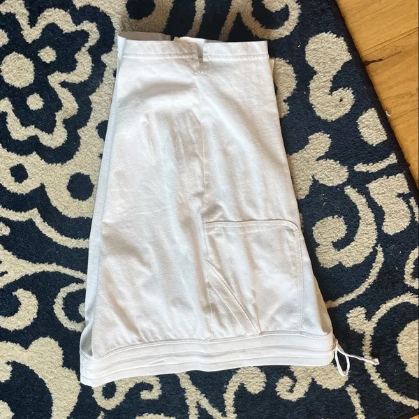 White Stag Women's White Drawstring Knit Bermuda Shorts - Image 5