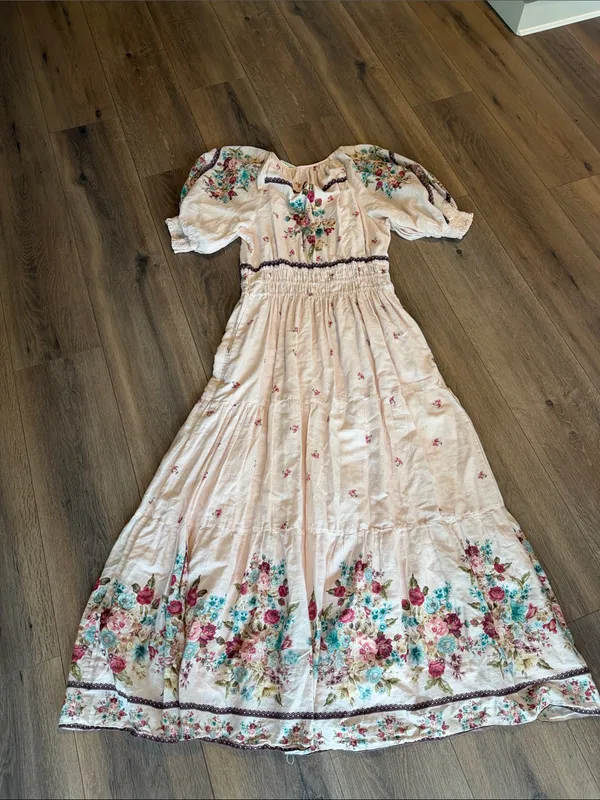Anthropologie Somerset Puff Sleeve Dress- size Small - Image 6