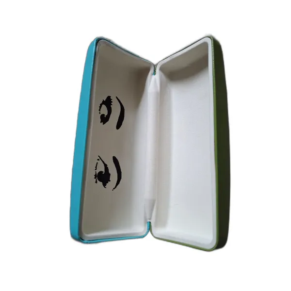 Kate Spade Lime Green & Turquoise Hard Eyeglass Sunglass Case - Image 3