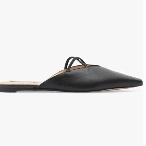 NEW Pammie Mule (Women) 8M, BLACK LEATHER Slip On - Image 6