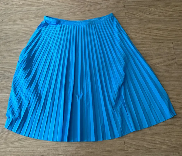 Lacoste Blue Pleated Skirt - Image 3