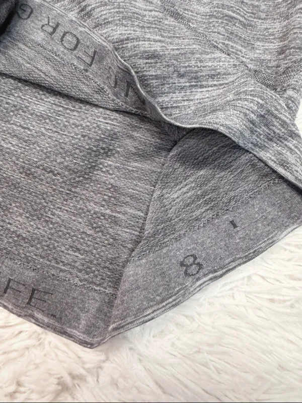 Lululemon swiftly Women's Gray Active Short-Sleeve Tunic Top - Image 3