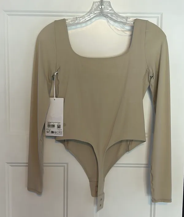 Lululemon Wundermost Ultra-Soft Nulu Square Neck Long Sleeve Bodysuit - Image 3
