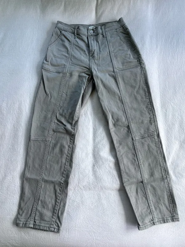 Old Navy High-rise Denim Utility Jean - Image 2