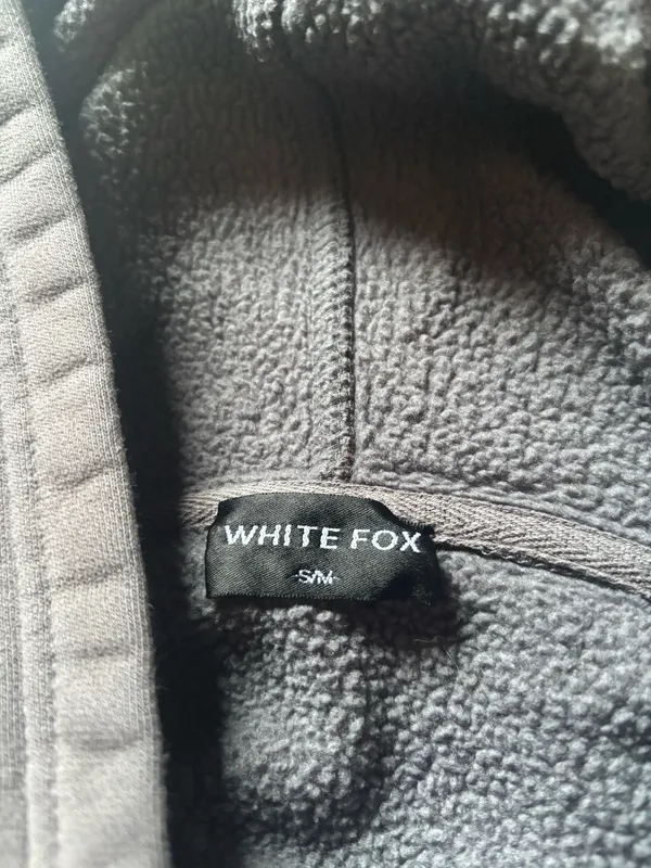 White Fox Boutique Hoodie Grey - Image 3
