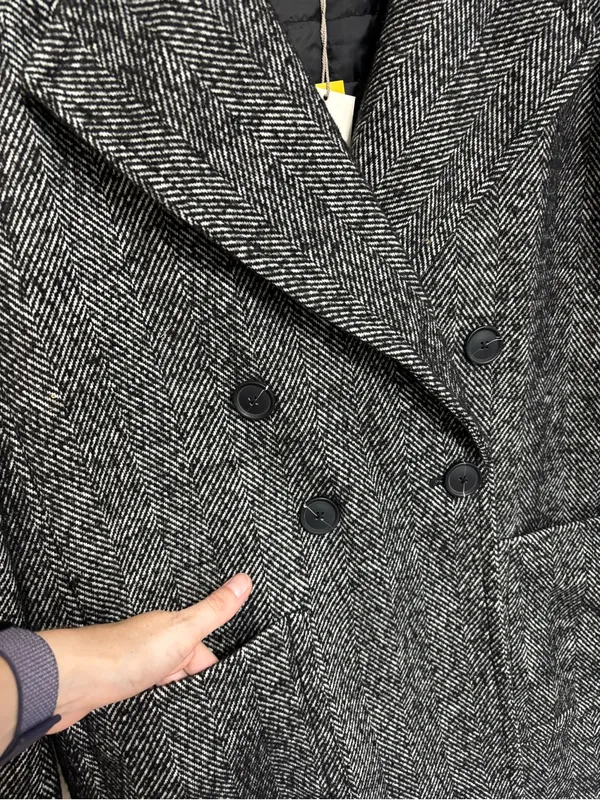 NEW Target A New Day Women’s Herringbone Oversized Peacoat - Size S - Image 3